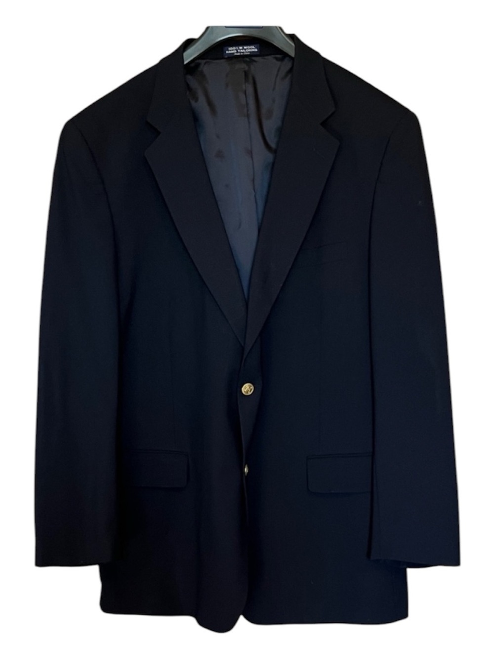 Alan Flusser Navy Men's Blazer 48L